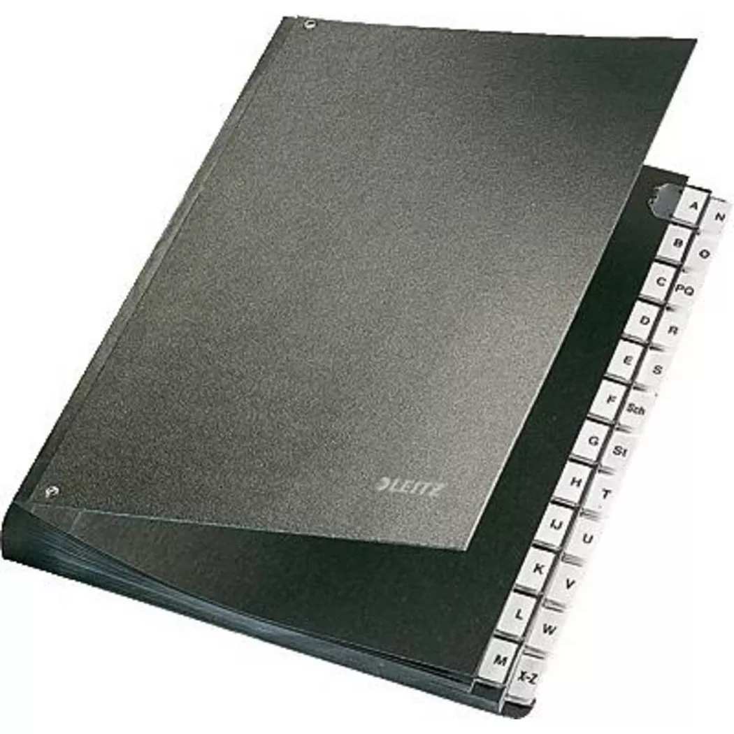 Leitz 5824-00-95 5824 Rigid cardboard Black A4 No. of compartments...