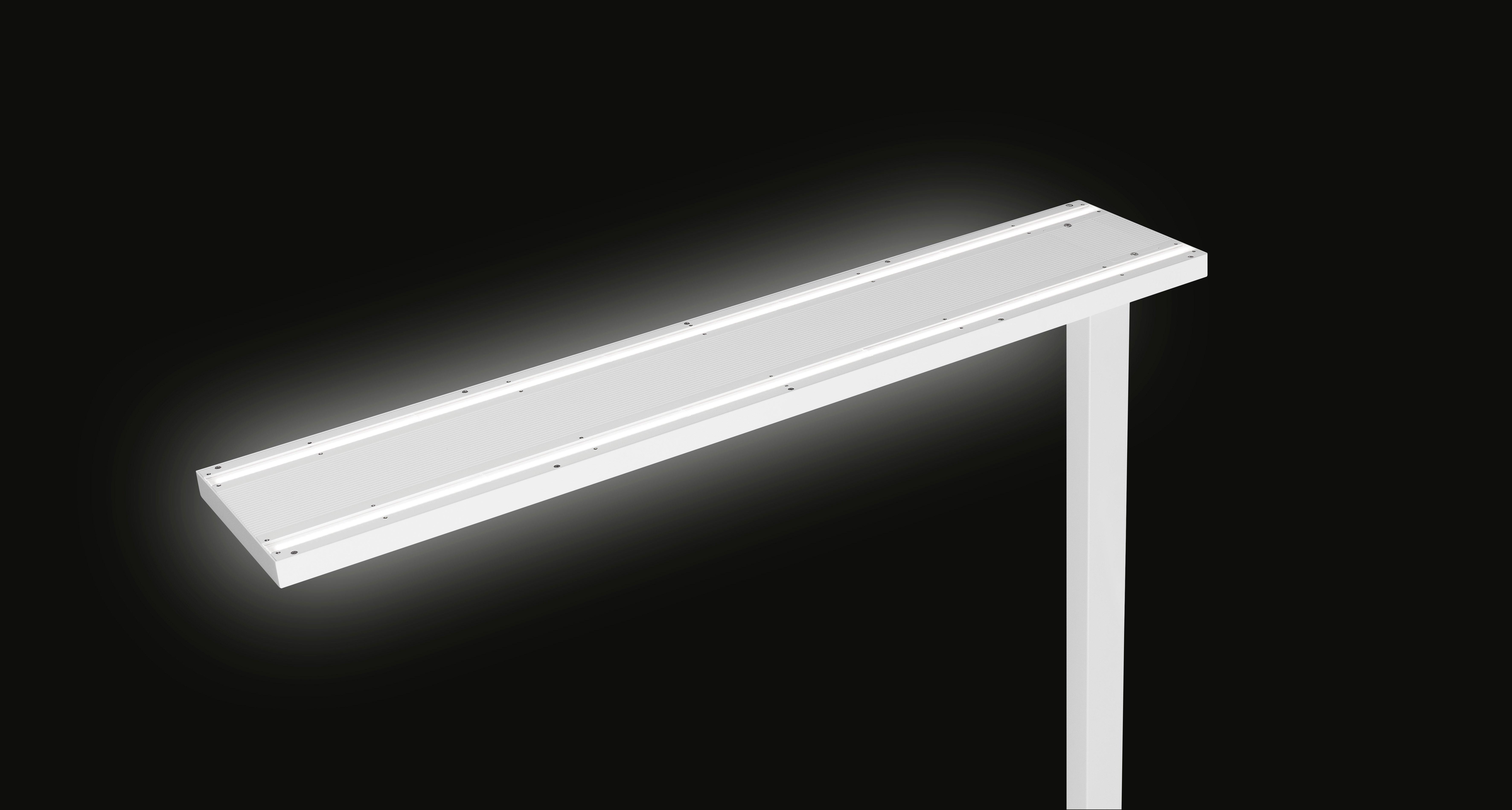 Hansa Lampadaire LED Opal, blanc  