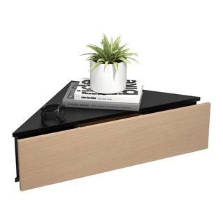 VCM Holz Wandschublade Nachtschrank Wandboard Eckregal Schublade Konsole Nachttisch Usal S  