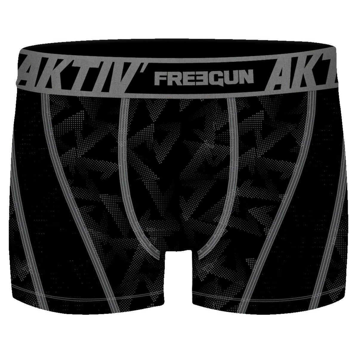 FREEGUN  Boxershorts mit farbigen Nähten  Aktiv (x4) 