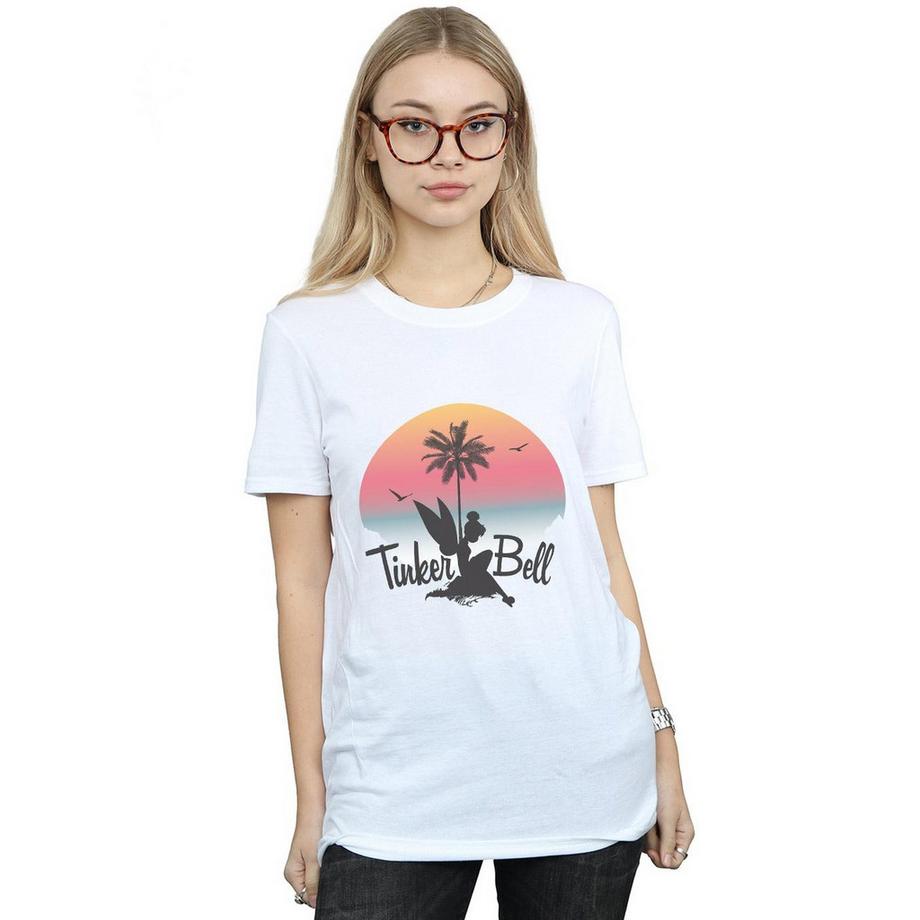 Disney Tinker Bell Silhouette Coucher de Soleil T-Shirt  