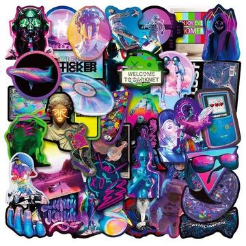 Confezione di adesivi - Neon 2