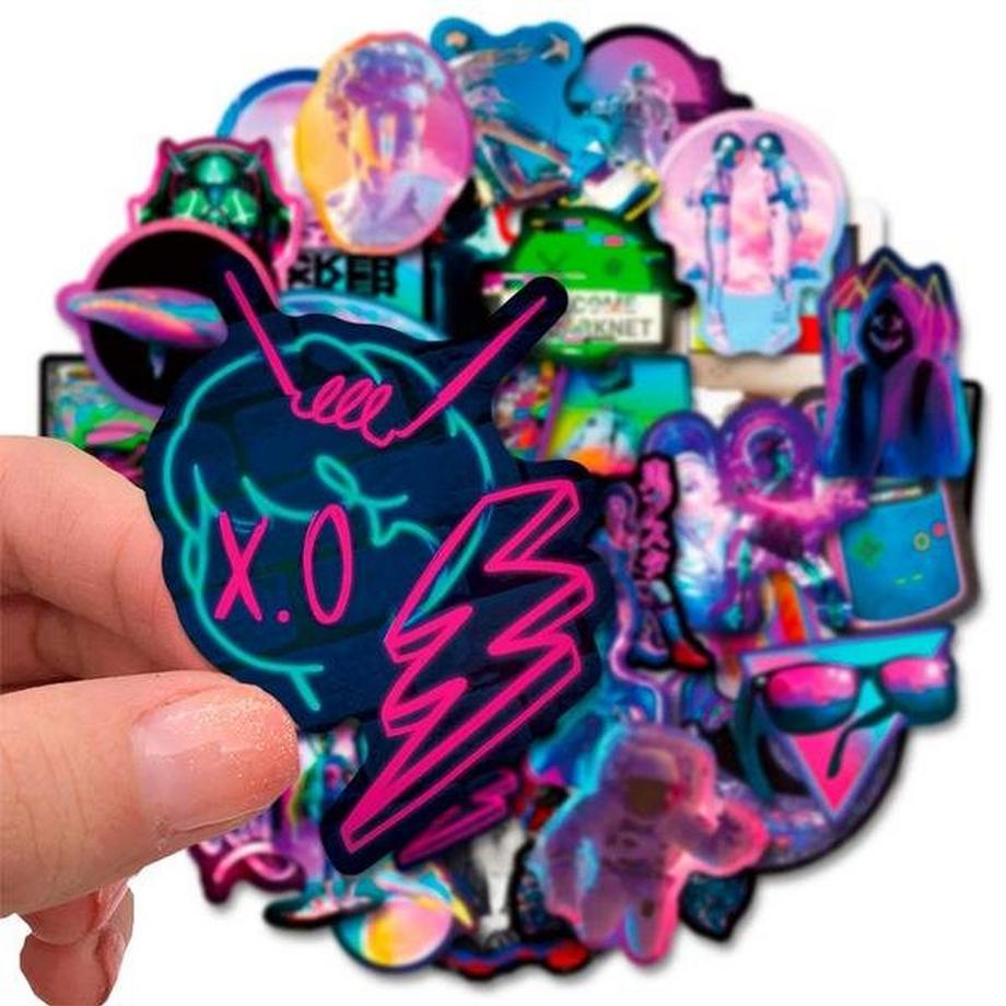 Gameloot Pack d'autocollants - Néon 2  