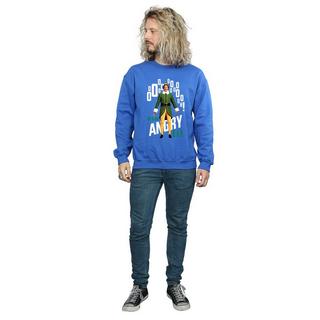 Elf Angry Bedrucktes Sweatshirt  