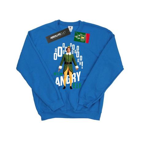Elf Angry Bedrucktes Sweatshirt  