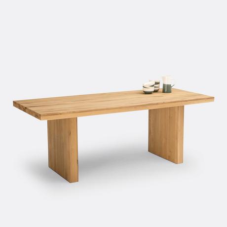 La Redoute Intérieurs Table à manger 6/8 couverts chêne massif  