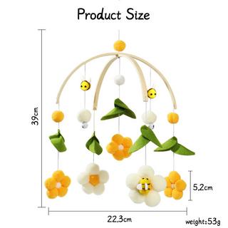 Activity-board  Baby-Mobile aus Holz für das Babybett, Windspiel für die Kinderzimmerdekoration 