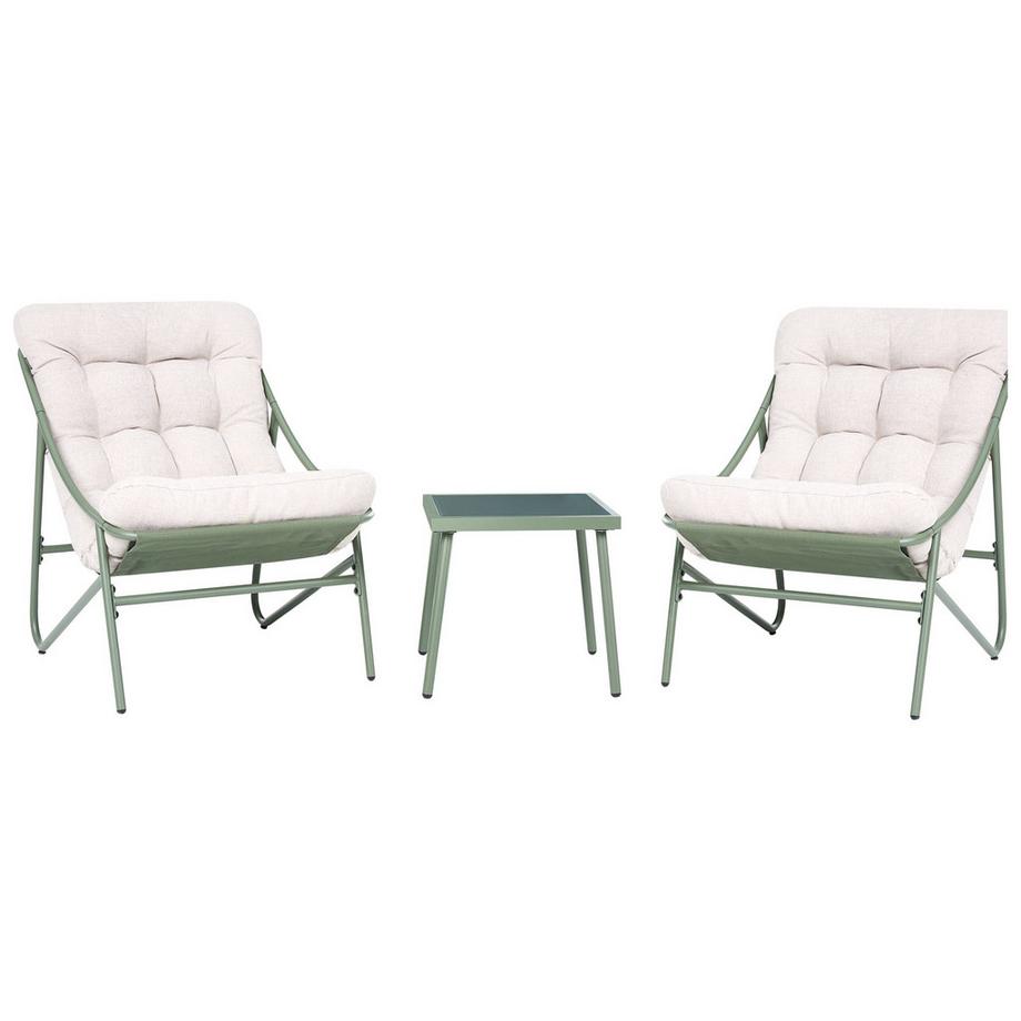 Set lounge pour jardin en Acier Scandinave MOLVENO