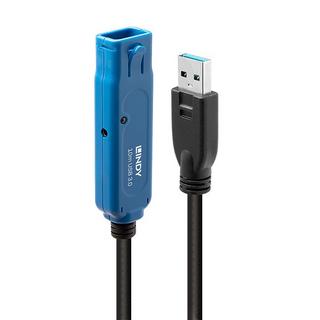 LINDY  43157 USB Kabel 10 m USB 3.2 Gen 1 (3.1 Gen 1) USB A Schwarz 