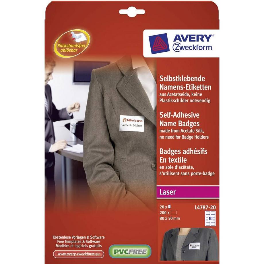 Namens-Etiketten mit Rand