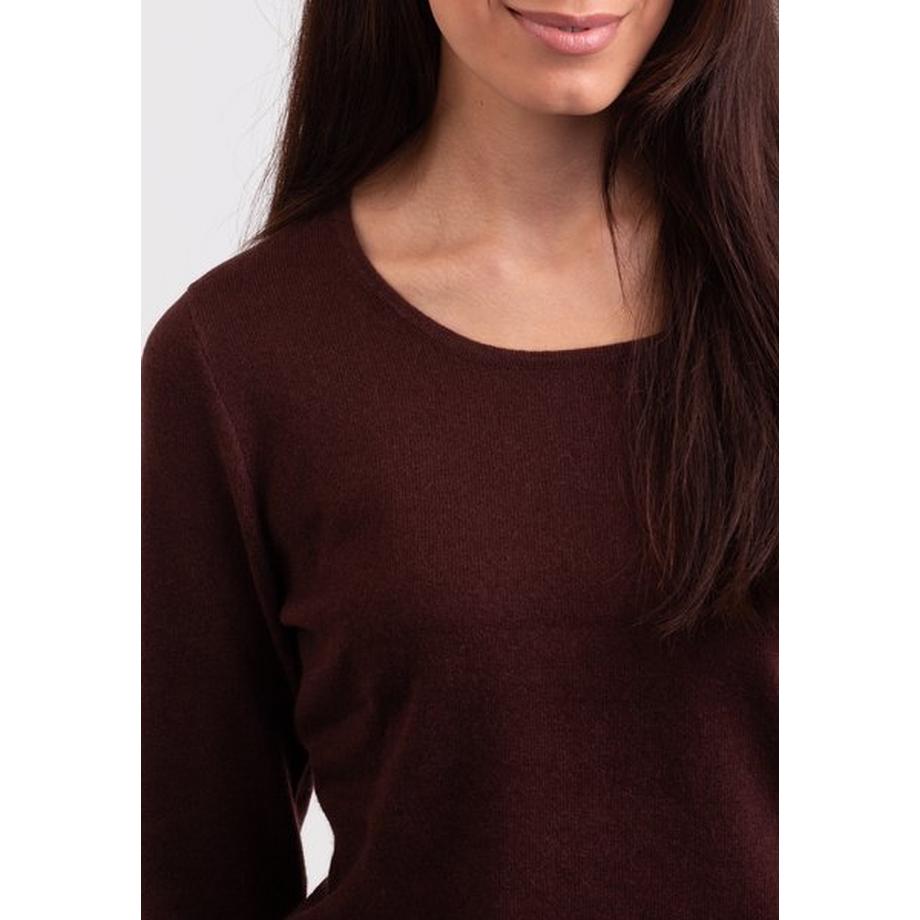 CASH-MERE.CH Kaschmir Rundhals Pullover  