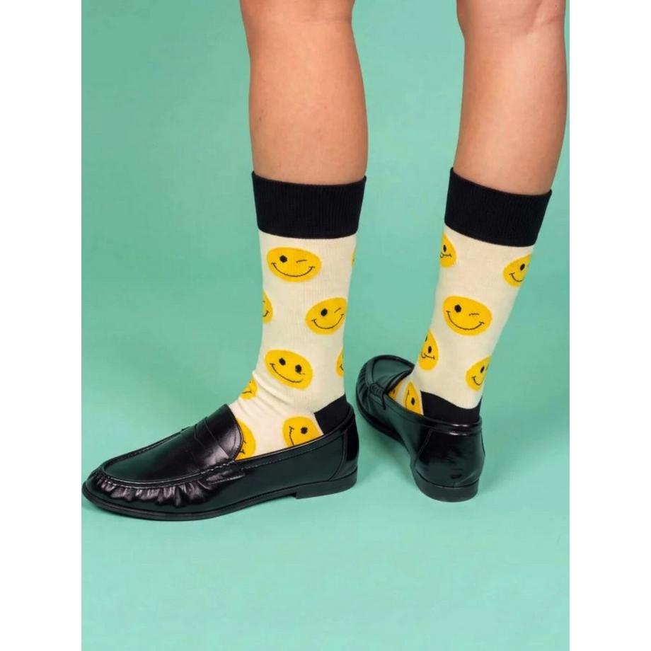 DillySocks Chaussettes Visage Souriant  
