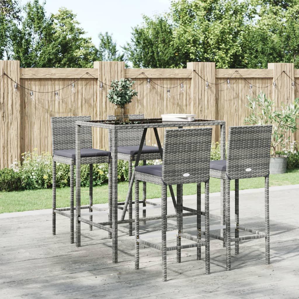 VidaXL Gartenbar set poly-rattan  