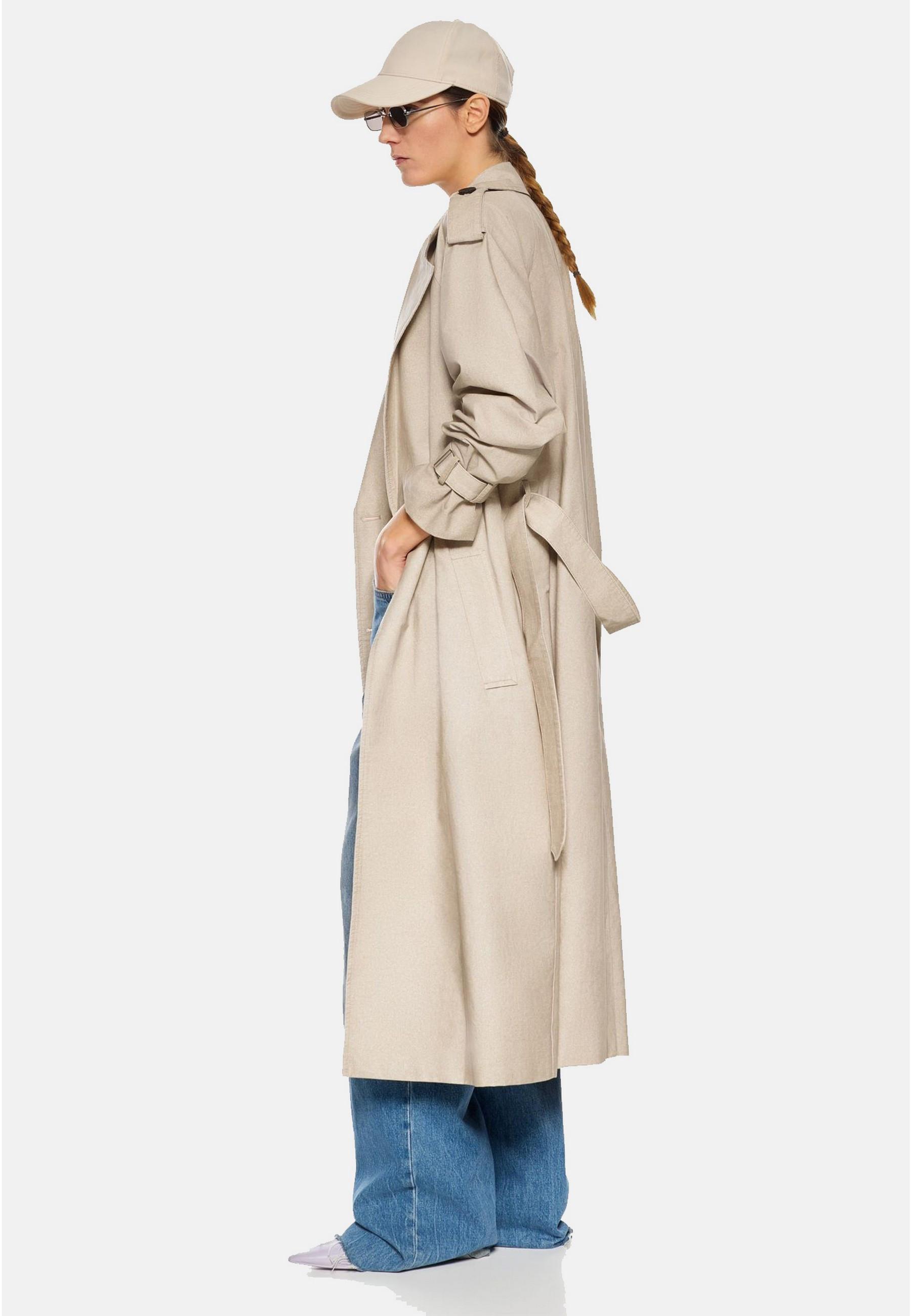 RICANO  Trench-coat da donna Clarissa, cappotto lungo al polpaccio 