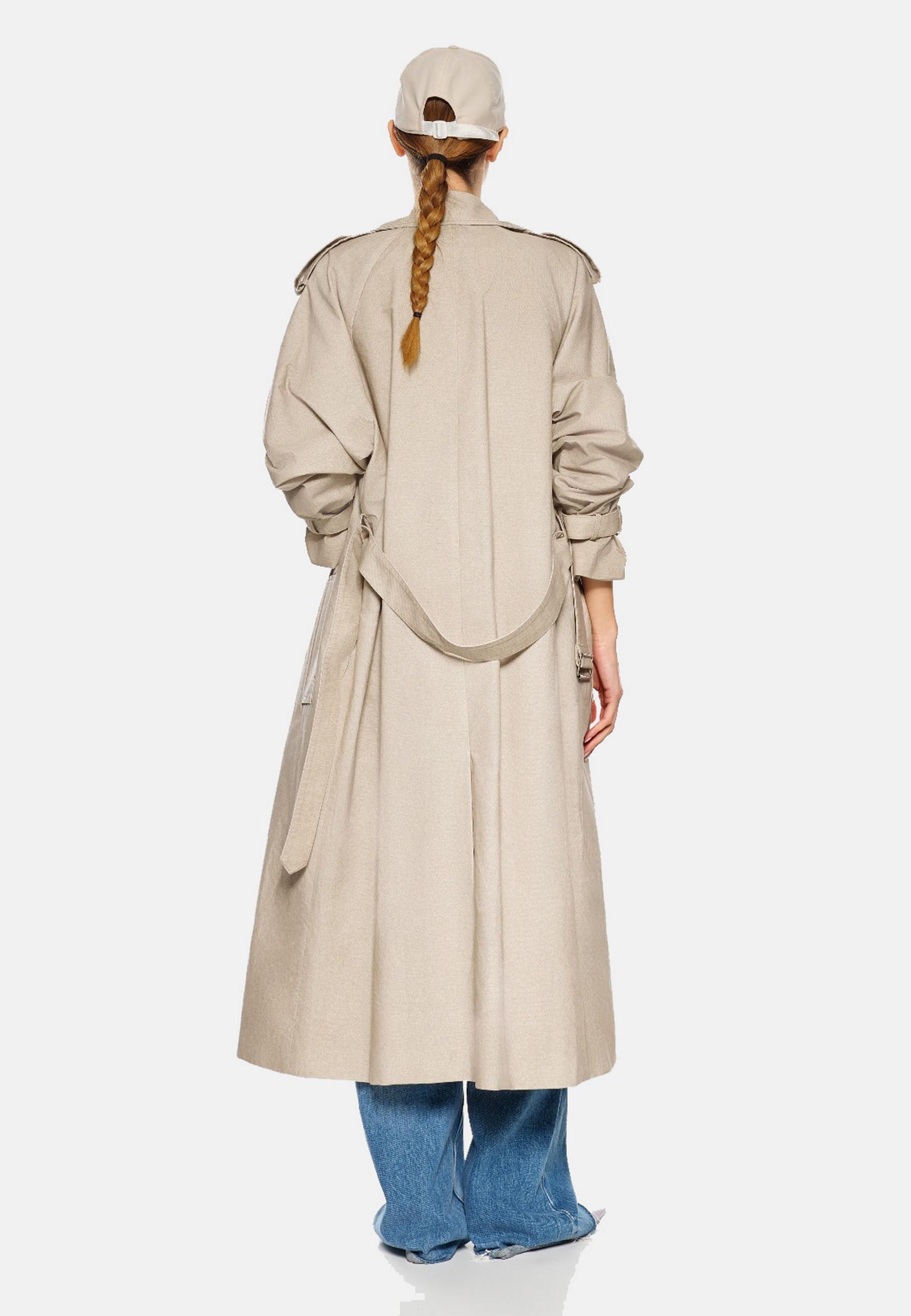 RICANO  Trench-coat da donna Clarissa, cappotto lungo al polpaccio 