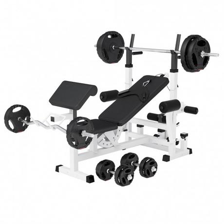 Gorilla Sports  Station de musculation Universel plastique-grip 100 kg 