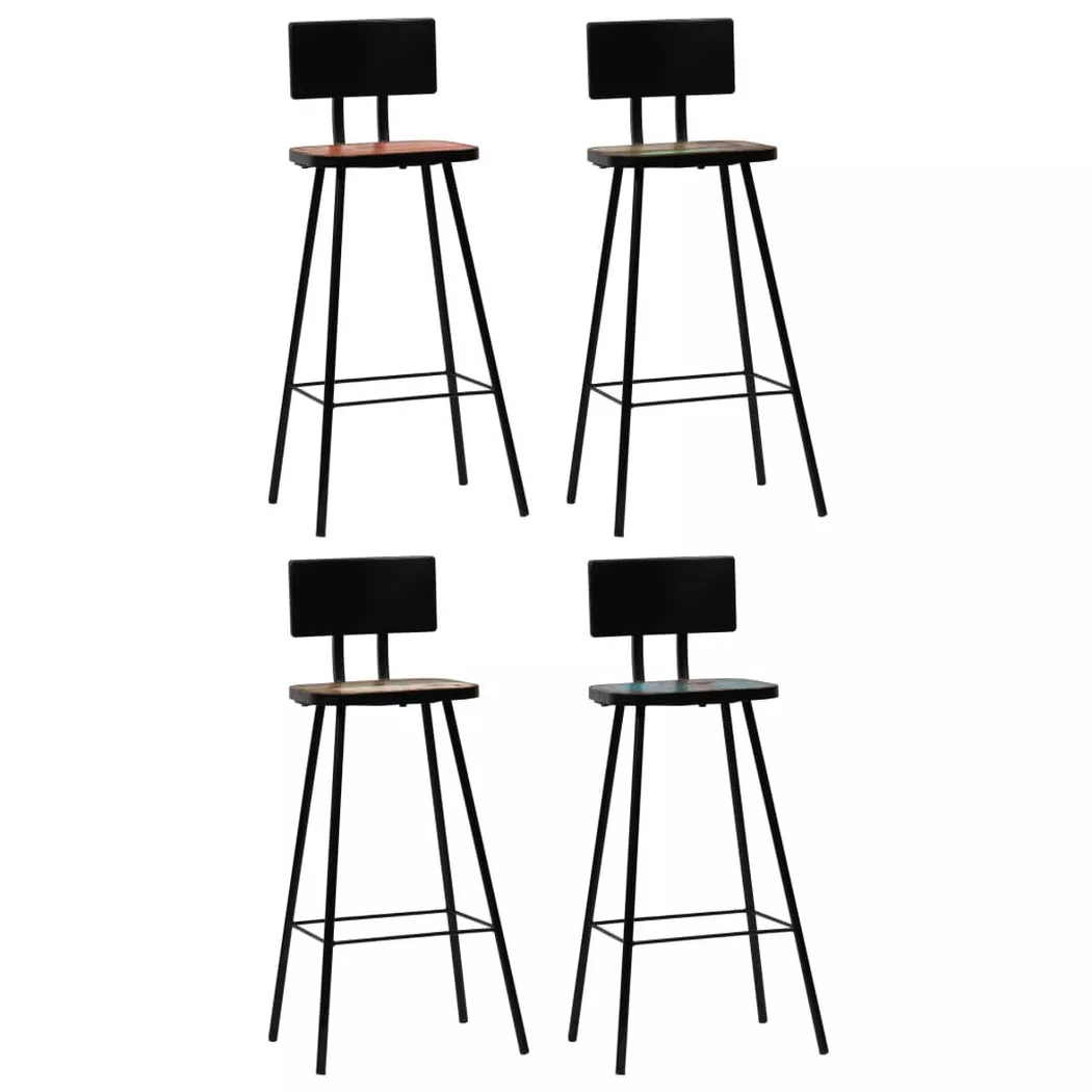 VidaXL - sgabello da bar Legno, One Size, Marrone