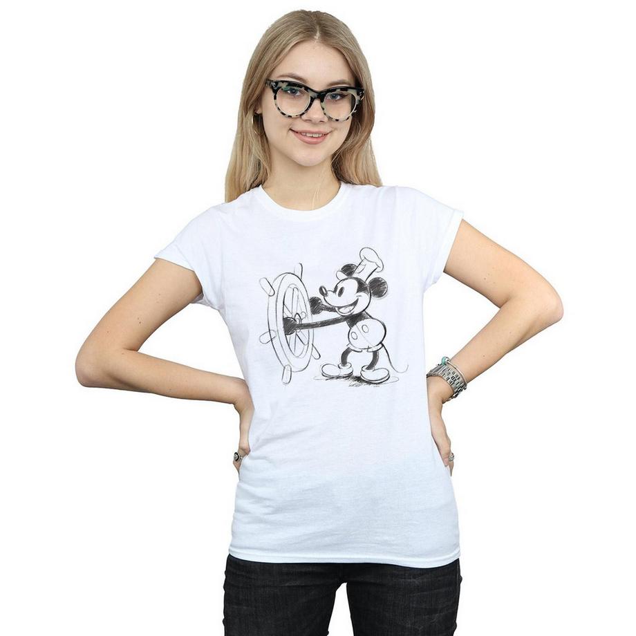 Disney Mickey Mouse Steamboat Willie T-Shirt  
