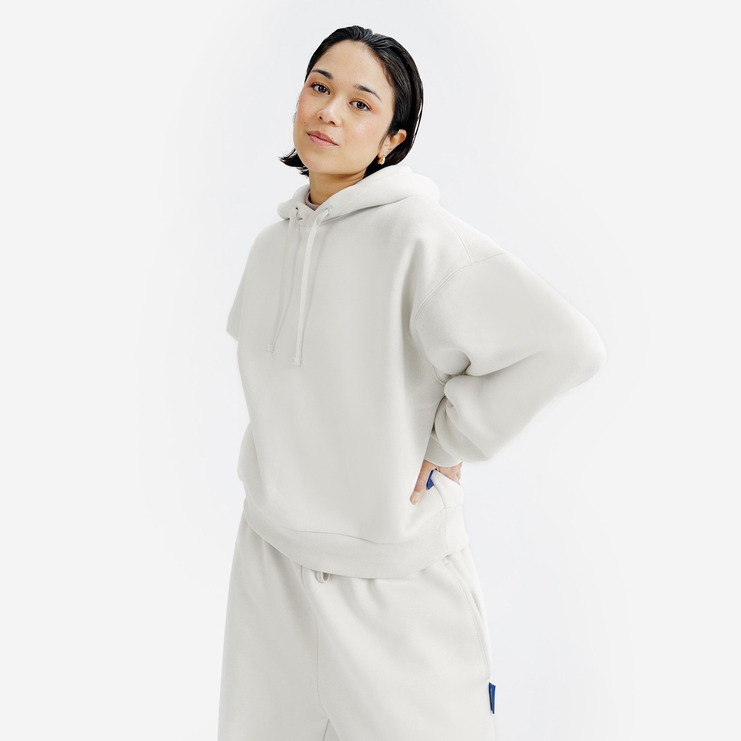 DECATHLON  Sweatshirt  mit Kapuze Baumwolle 