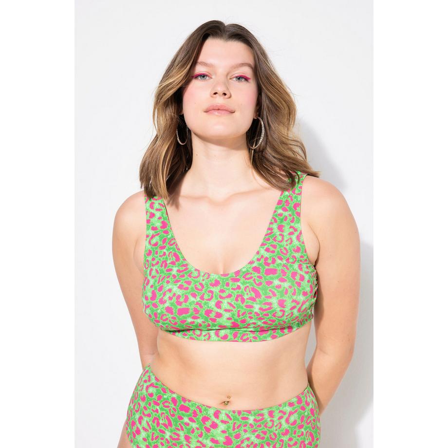 Studio Untold Leopardenmuster Softcup Bikini Top  