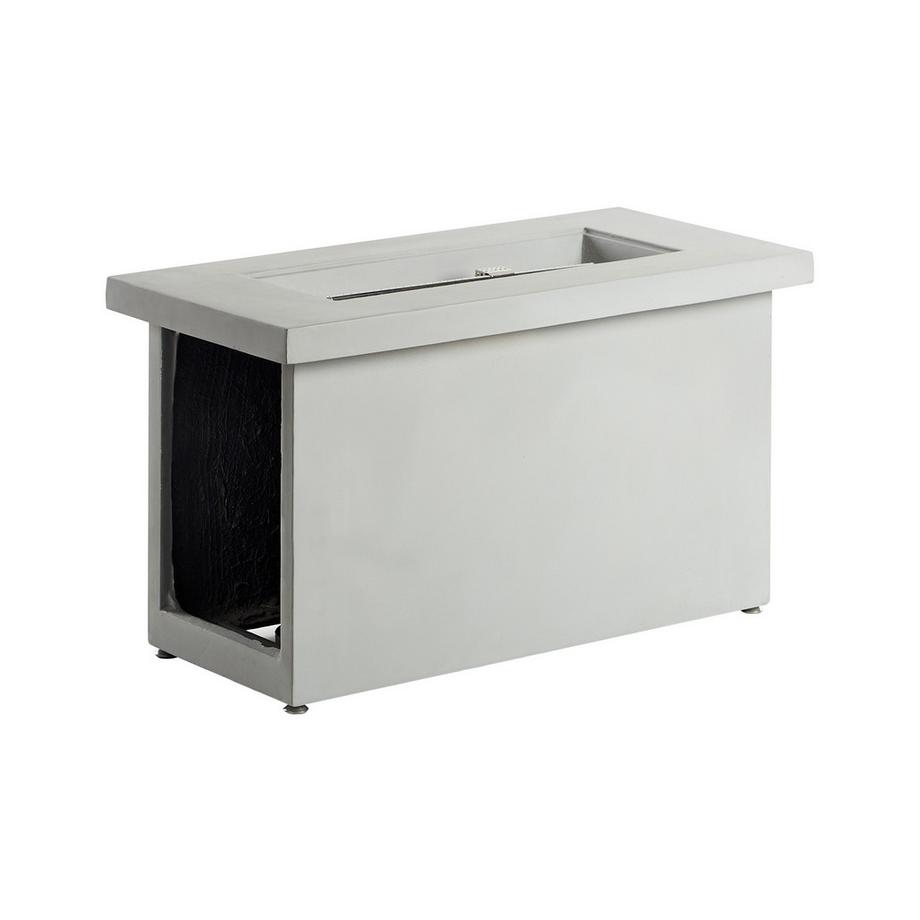 Beliani  Gas-Feuerstelle aus Glasfaserverstärkter Beton (GRC) AMBRIM 