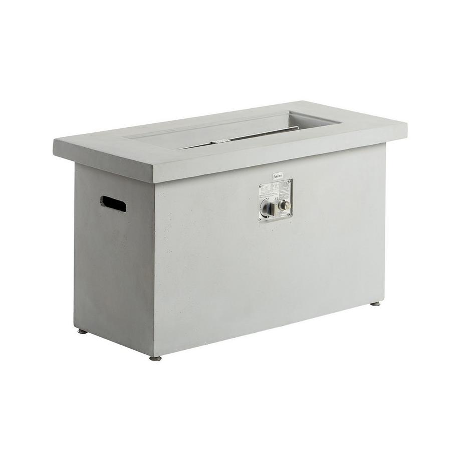 Beliani  Gas-Feuerstelle aus Glasfaserverstärkter Beton (GRC) AMBRIM 