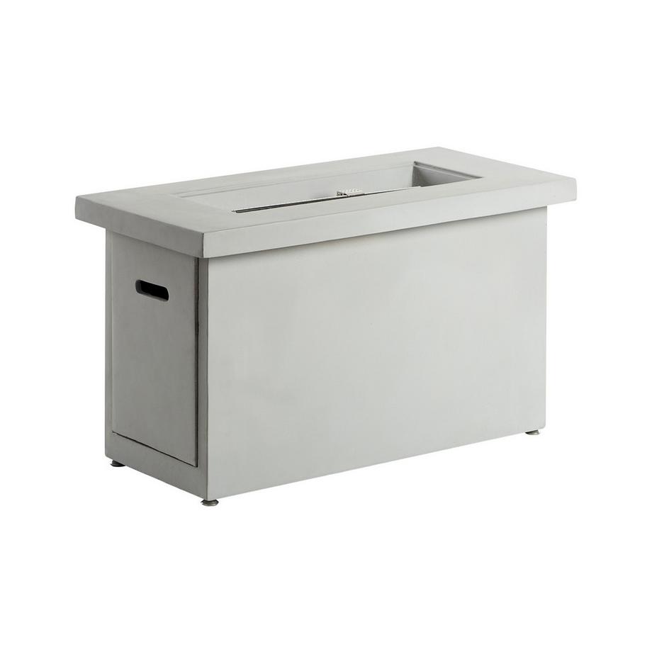 Beliani  Gas-Feuerstelle aus Glasfaserverstärkter Beton (GRC) AMBRIM 