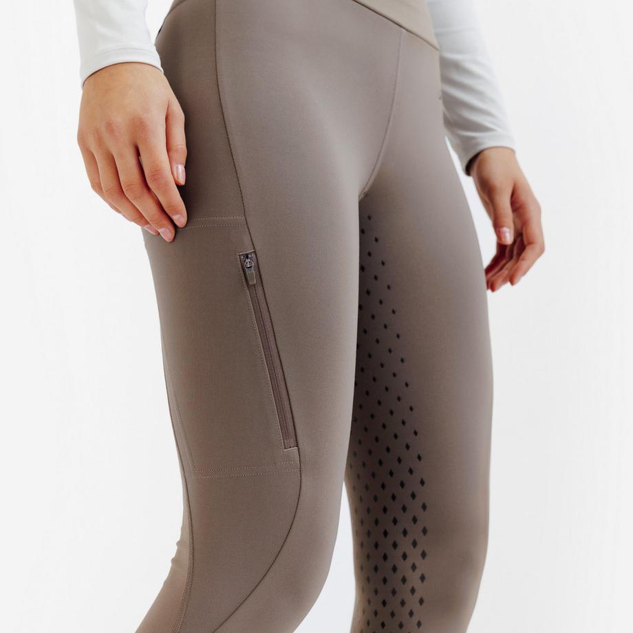 FOUGANZA  Reitleggings Full Grip  - 500 