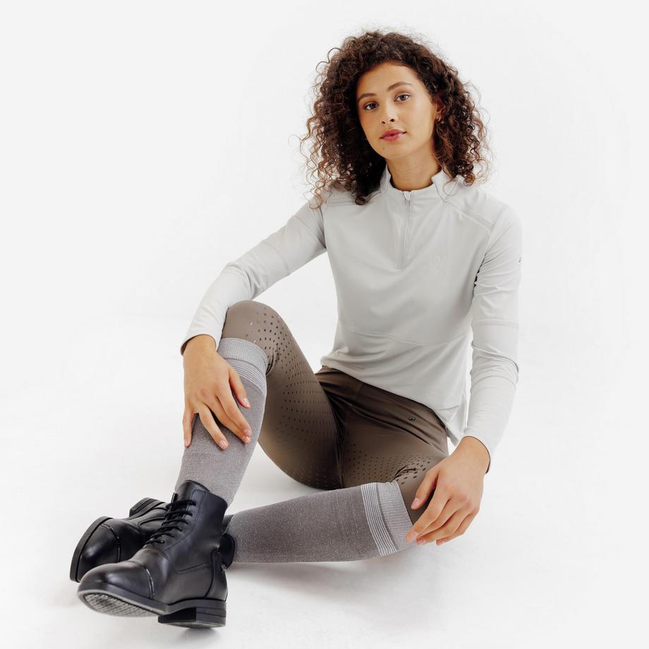 FOUGANZA  Reitleggings Full Grip  - 500 