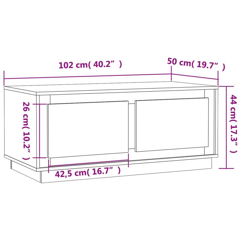 VidaXL Couchtisch holzwerkstoff  