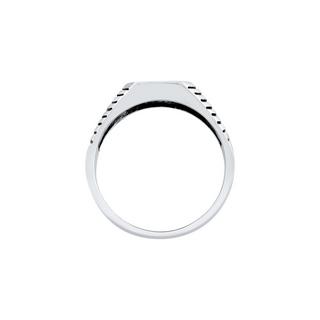 Kuzzoi  Ring  Siegelring Sodalith Quadrat 925 Silber 