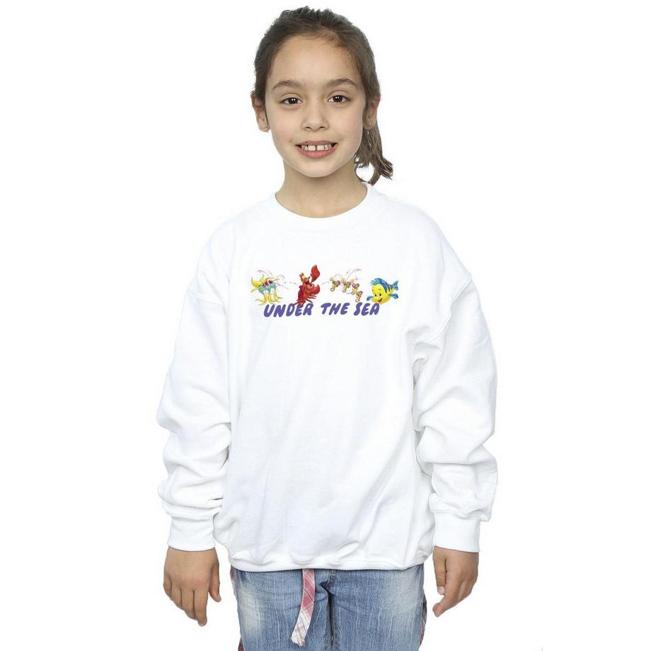 Disney  The Little Mermaid Under The Sea Sweatshirt 