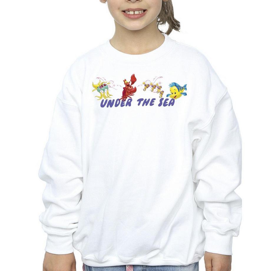 Disney  The Little Mermaid Under The Sea Sweatshirt 