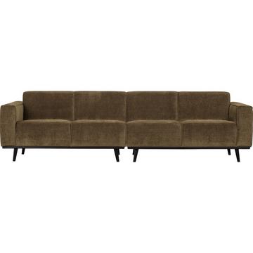 Sofa Statement 4-Sitzer Ribcord flach Rock 280