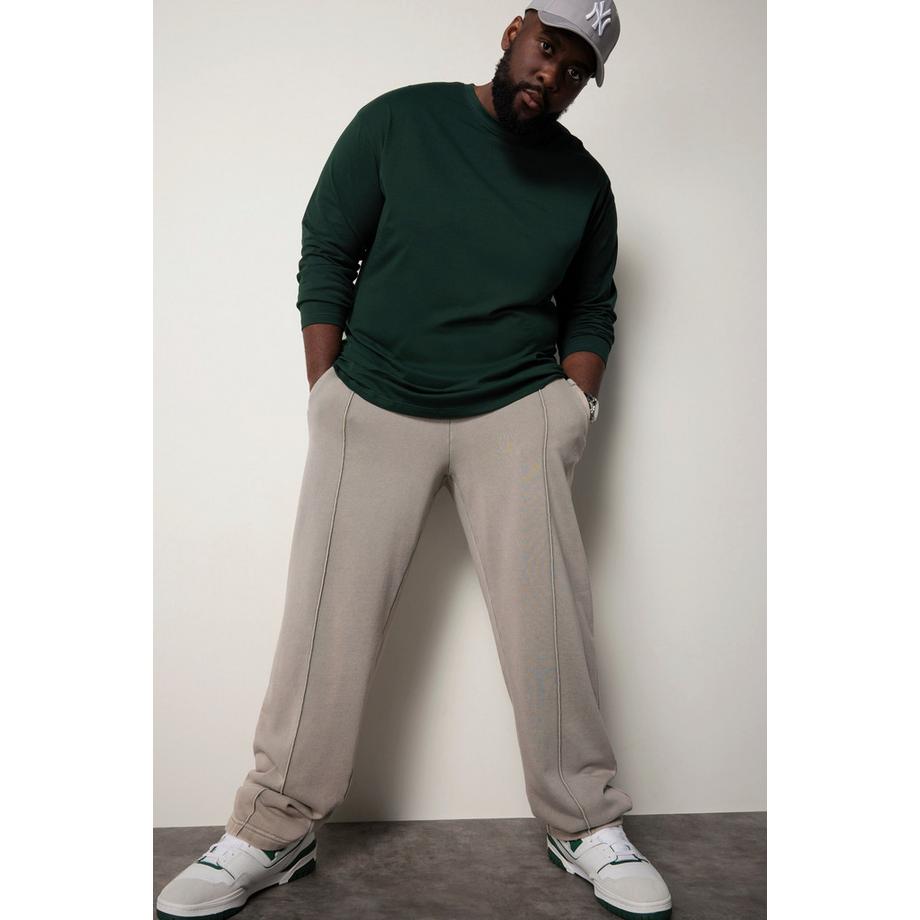 Sthuge Basic Langarmshirt Oversized  