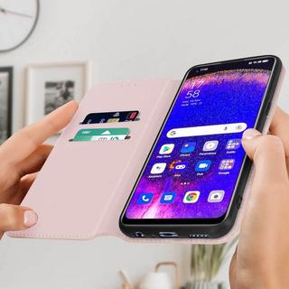 Avizar  Étui Folio Oppo Find X5 lite Rose gold 