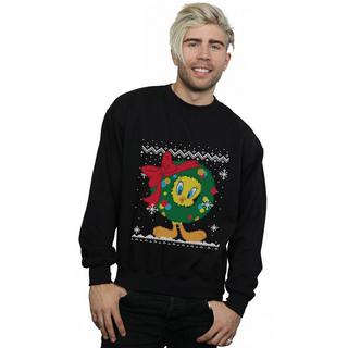 LOONEY TUNES  Tweety Pie Christmas Fair Isle Sweatshirt 