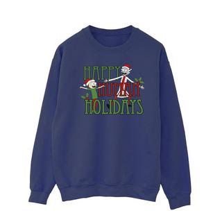 Rick And Morty  Happy Human Holidays Sweatshirt 