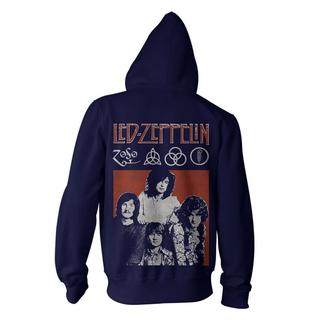 Led Zeppelin Photo Sweat à Capuche Zippé  