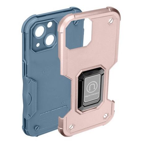 Avizar  Coque iPhone 14 Plus Antichoc Bague Rose 