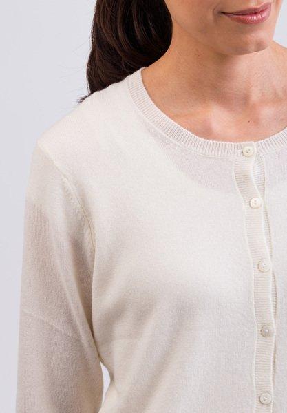 CASH-MERE.CH Kaschmir Rundhals Cardigan  