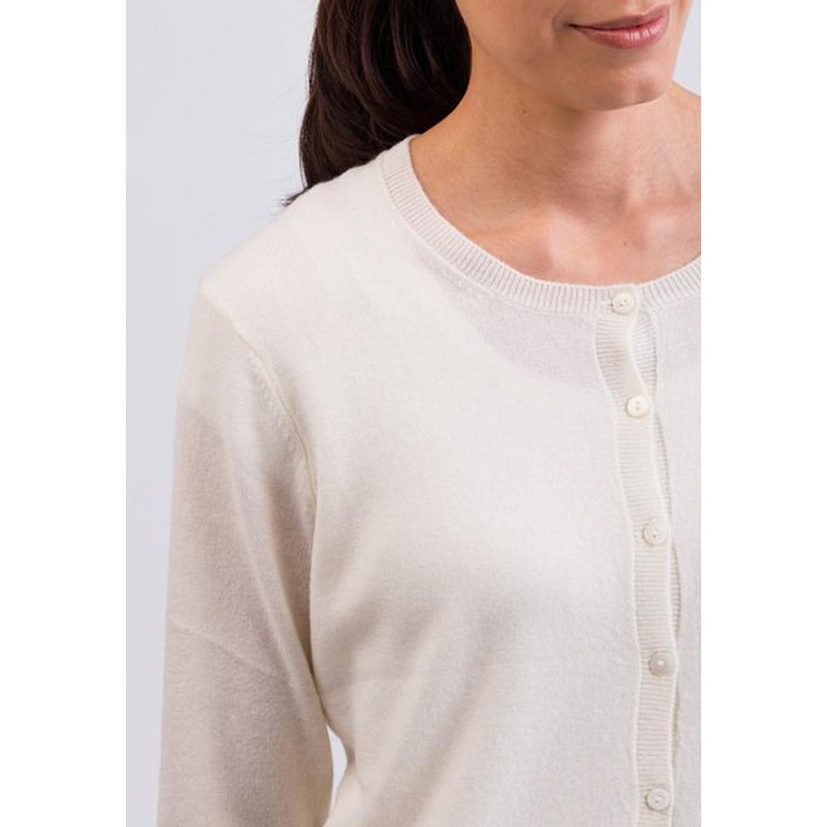 CASH-MERE.CH Cardigan Girocollo Cashmere  