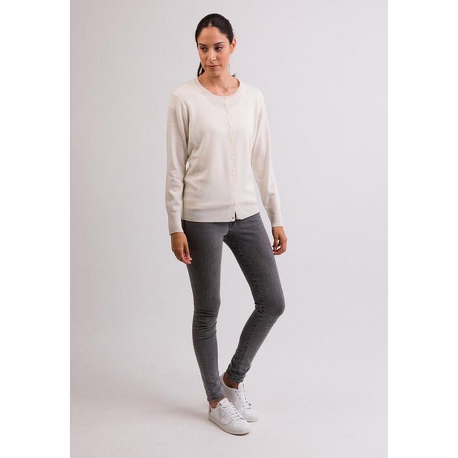 CASH-MERE.CH Cardigan Girocollo Cashmere  