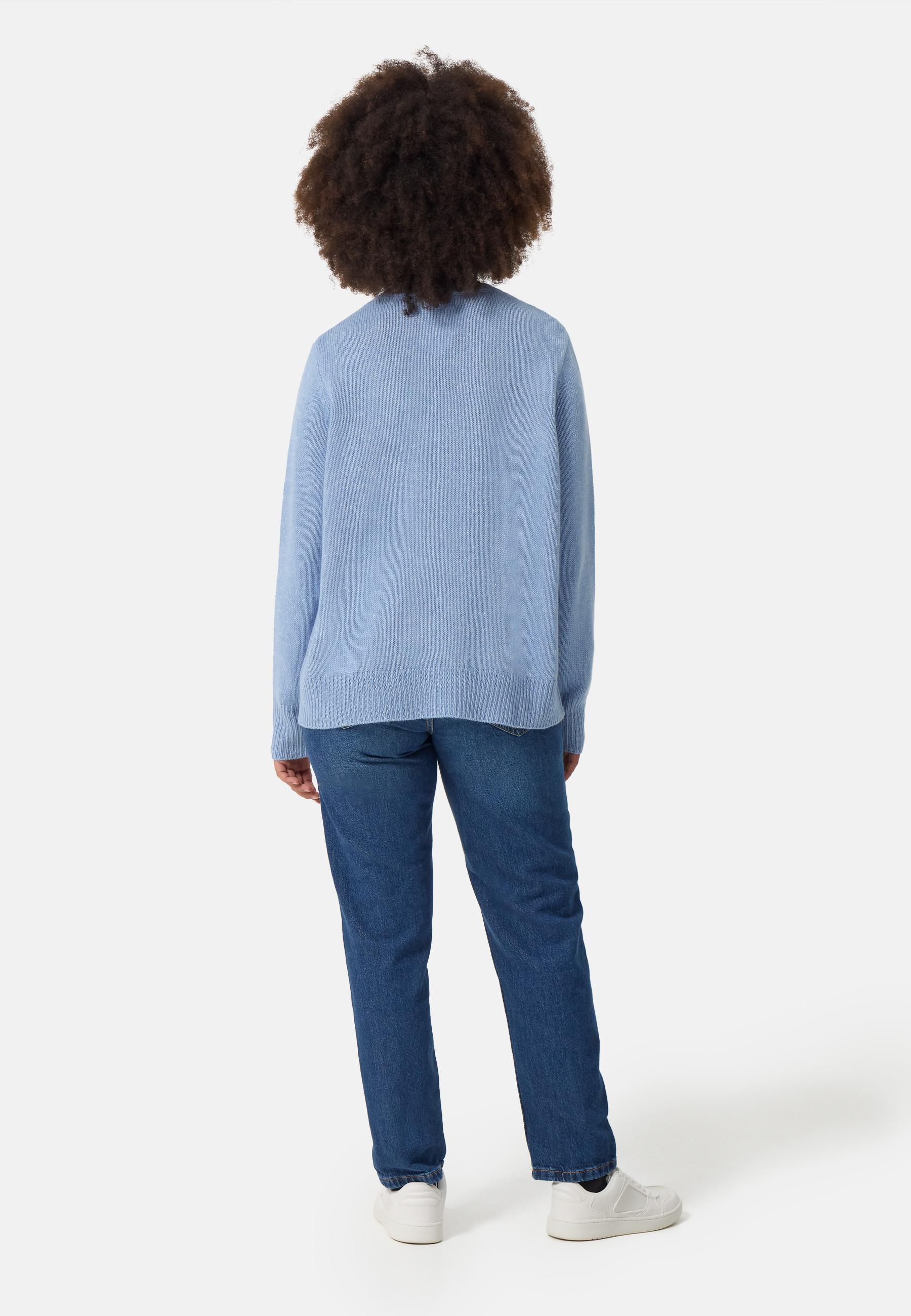 CASH-MERE.CH  Seide Kaschmir Oversize Style V-Ausschnitt Pullover 