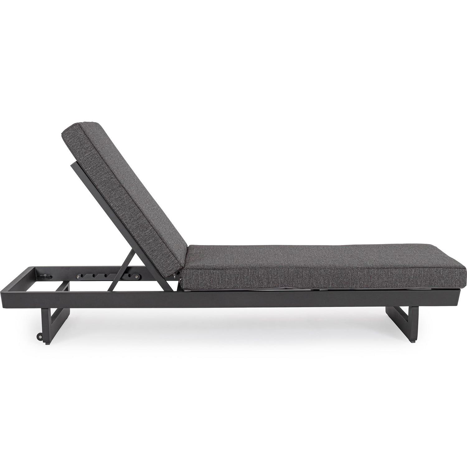 mutoni Jardin Chaise à bascule individuelle Infinity anthracite  