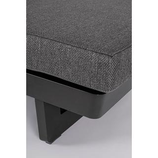 mutoni Transat de jardin simple Infinity anthracite  