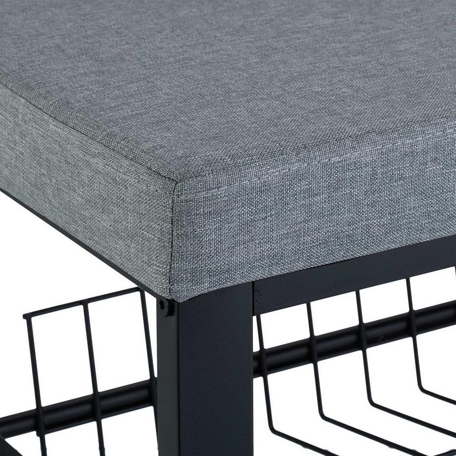 Northix Panca portascarpe con scarpiera  