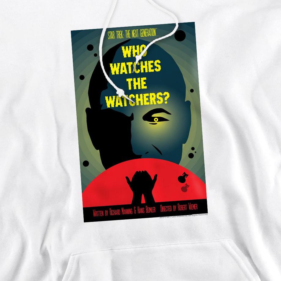 Star Trek The Next Generation Season 3 Episode 4 Felpa con cappuccio  