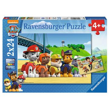 Ravensburger puzzel Paw Patrol Dappere honden - 2x 24 stukjes