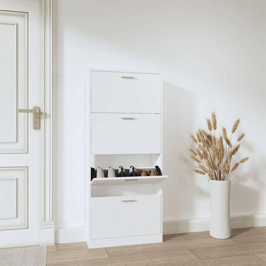 VidaXL Armoire à chaussures bois d'ingénierie  